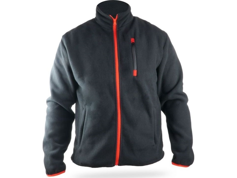 Dedra Fleece Sweatshirt 300G/M2, Størrelse Xxl, Sort (Bh6pb-Xxl)