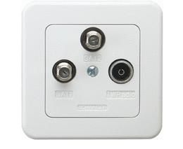 Schwaiger Dse652 531, Sat + Tv + Radio, 70 Mm, 22 Mm, 66 Mm, 1 Stück(E), Anzeige