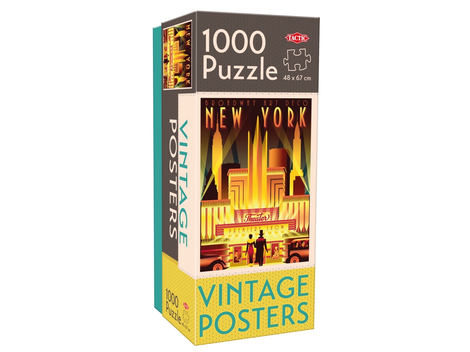 Tactic Puzzle Lovers Vintage Posters New York 1000 pcs puzzle | Leksaker - Spel - Pussel | GameStuff