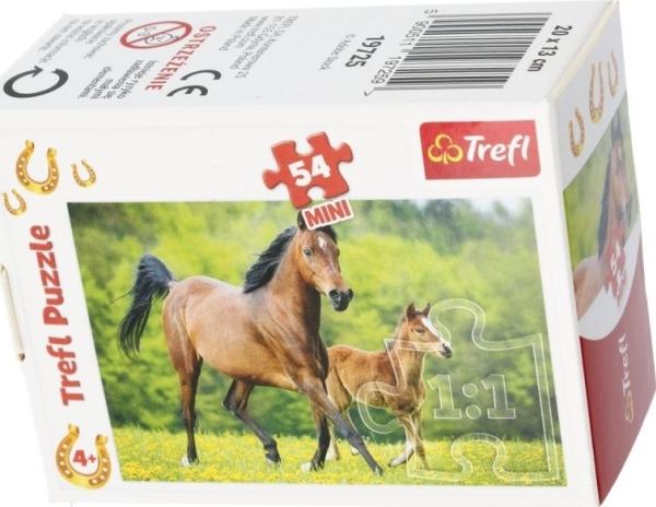 Trefl Puzzle 54El Trefl 19725 Mini World Of Horses Pud
