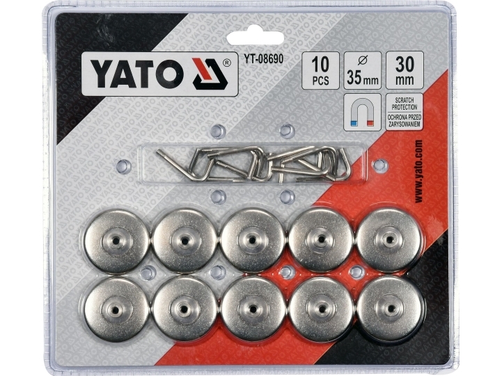 YATO MAGNETISKE HACKS 10 stk.