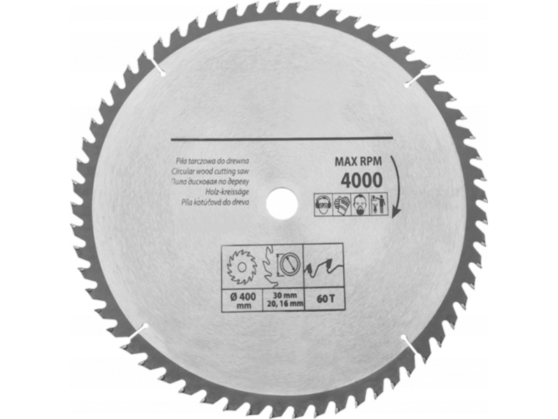 CONDOR VISCOUS sågblad 400 x 30 x 60 tänder | Elverktyg - DIY - Elverktyg 230V - Cirkelsåg | GameStuff