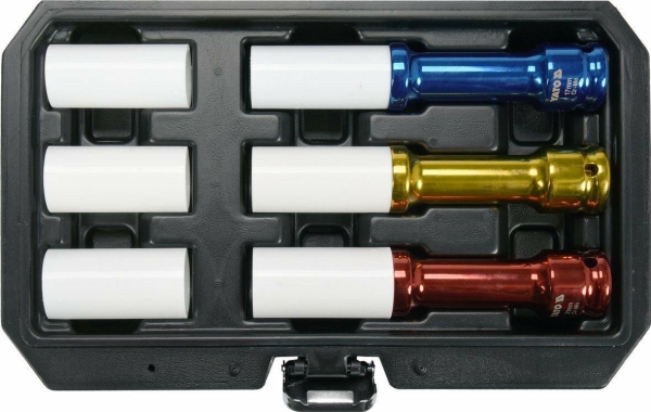 Yato 1/2" Long Impact Socket Set
