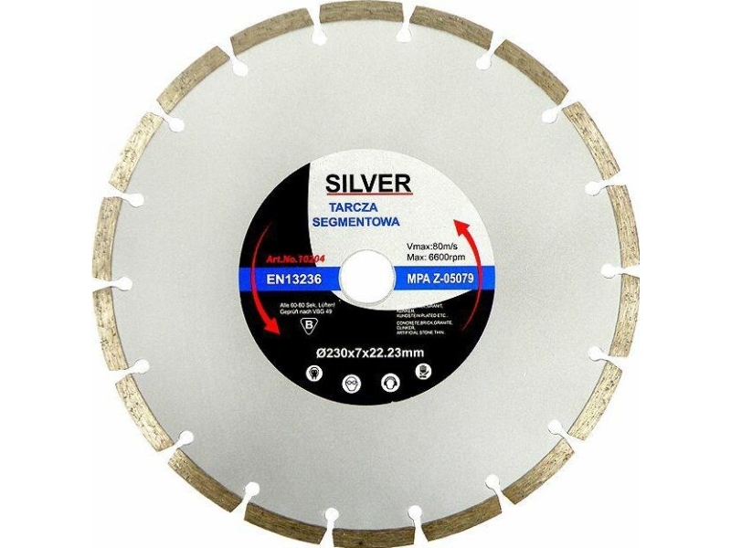 Sølv Sølv Diamant-Target 350 X 10 X 25,4/22,2 Mm Segment Ex10206