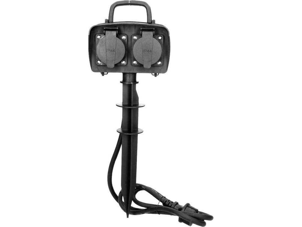 Orno Außendose 2X2p+Z 1,5 M Ip44 3G1,5Mm²