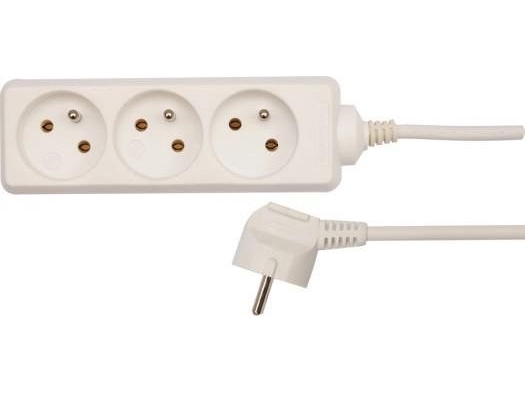 Vorel Electric Interchanger/Balta/3 Sockets With Earth Socket 5M -72508