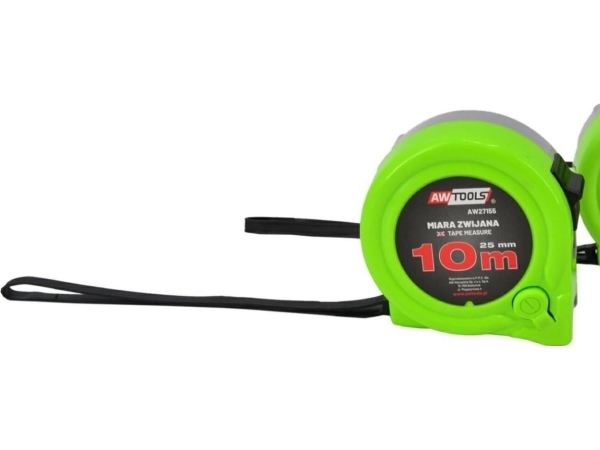 Awtools 25Mm X 10M Spolet Målebånd (Aw40134)
