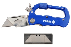 Vorel Turistkniv Med Trapezformede Blade 61X33mm Bøjlehåndtag 76526