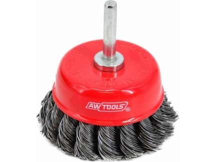 AWTOOLS borst skaft av st&aring;l/nylon, 75 mm tr&aring;d, skruvbar