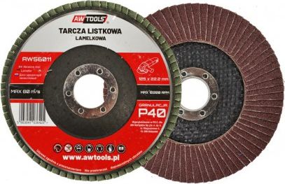 Awtools Fächerscheibe 125Mm P100 (Aw56014)