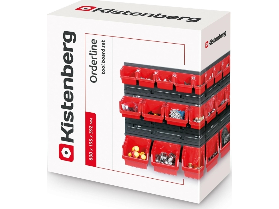 Kistenberg Tablet Tablet With Cuvets Black 80x40cm 2pcs + Coins Ntbnp1 Red