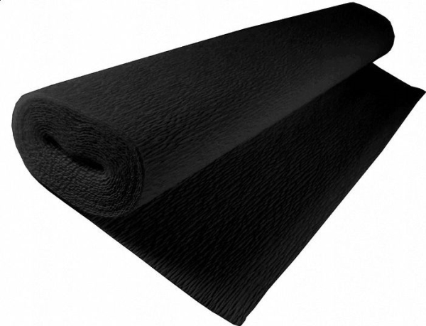 crepepapir sort 180 g (602)