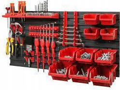 KISTENBERG WORKSHOP TABLET BLACK 80x40cm 2st RED