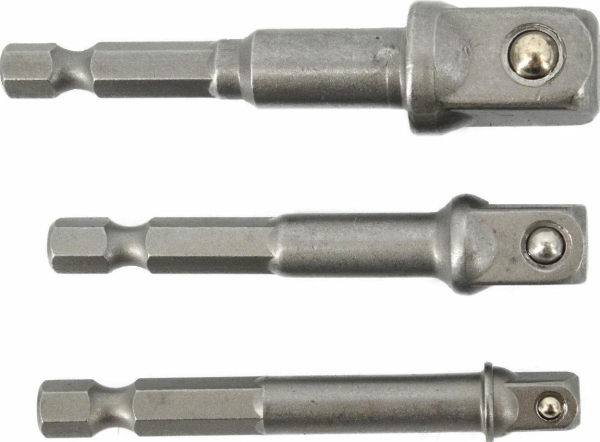 Aw Hex Socket Adapters 3Stk 1/4``-3/8``-1/2``