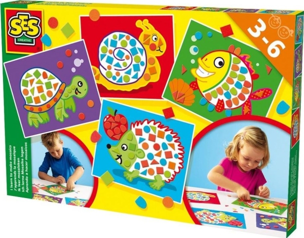 Ses Creative Ich Lerne Mosaike Legen, 3 Jahr(E), Mehrfarbig