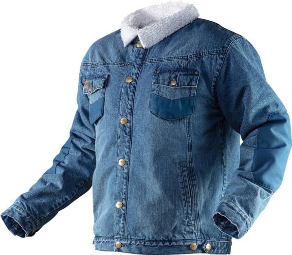 Denim Insulated Denim Jacket, Size Xl