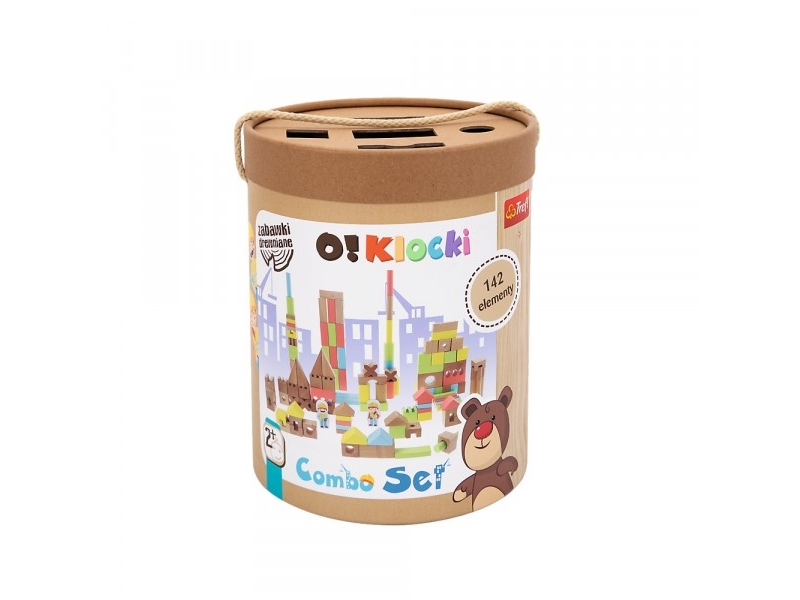 Trefl Trælegetøj - Kombiklodser 142 stk