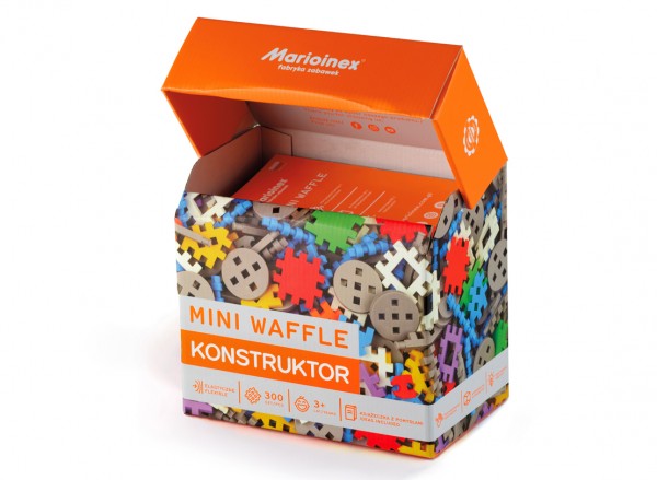 Marioinex Klocki Waffel Mini 300 Stück Constructor In Einer Schachtel