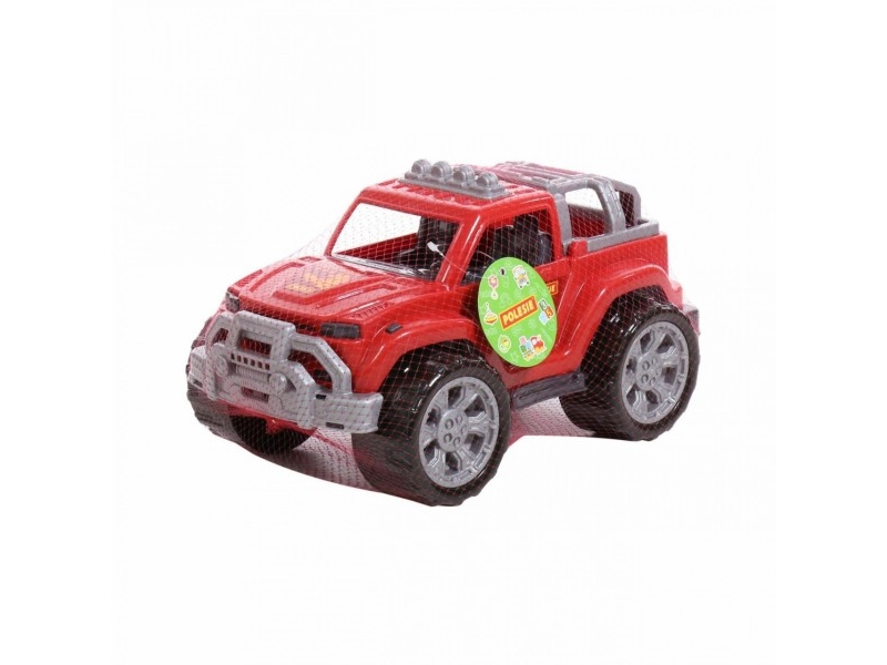 Jeep 38,5x22,5x20cm i nät, röd | Leksaker - Bilar och andra fordon | GameStuff