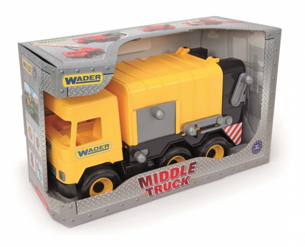 Wader Middle truck - Gul skraldebil (234803)