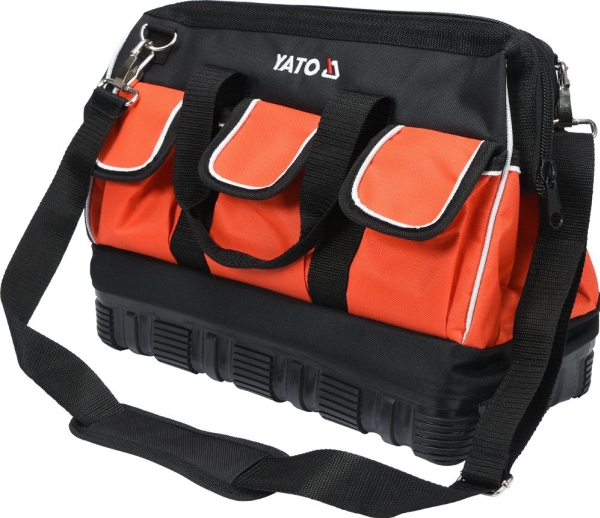 Yato 16" Tool Bag With Rubber Bottom 15 Pockets