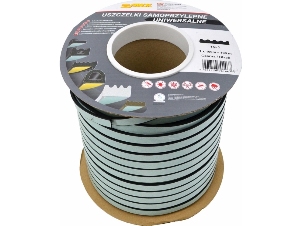 Dgp Seal 15X3 Black 100Mb