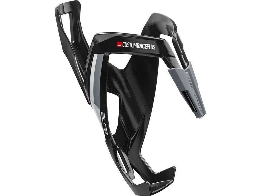 Elite Custom Race Plus Flaschenhalter, Schwarz/Weiß