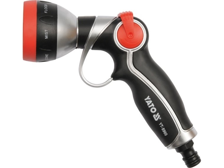 Yato Yt-8960, Multifunktionelt Vandsprinkler, Sort, Orange, Sølv