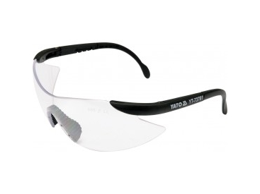 Yato Yt-73761, Schutzbrille, Beide Geschlechter, Schwarz, Transparent, Nylon, Polycarbonat
