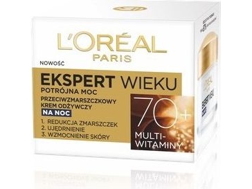 L'oreal Age Specialist Expert Age 70+ Anti-Wrinkle Nourishing Night Cream 50Ml