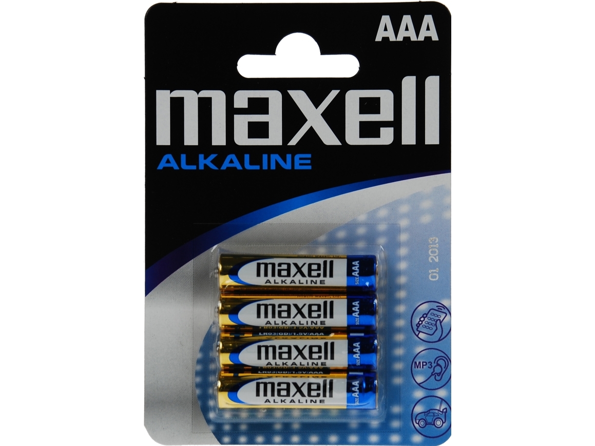 Maxell Alkaline Ace Lr03 - Batteri 4 X Aaa - Alkaliskt