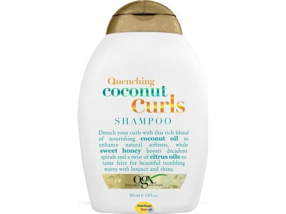 Ogx Coconut Shampoo For Curly Hair 385Ml - Sulfate Free