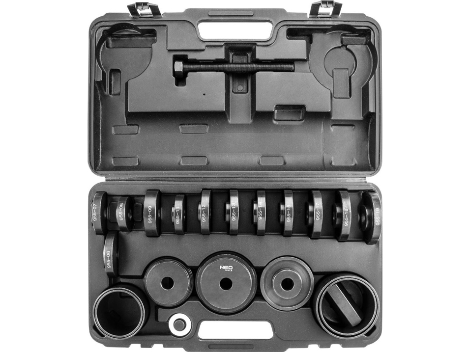 Mounting And Dismounting Kit For Bearings And Bushings - Set Of 22 Pcs.