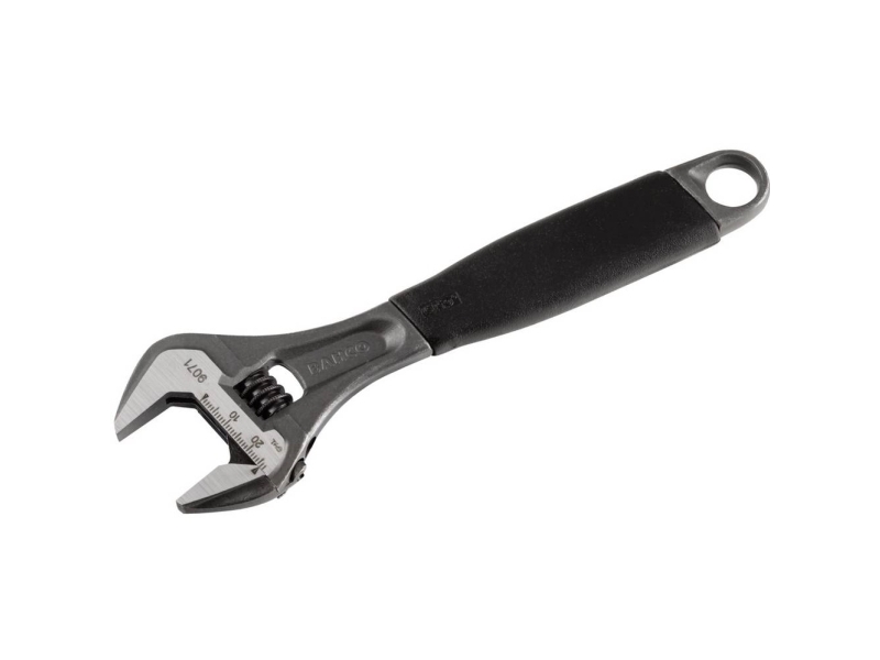 Bahco Skiftenøgle, Ergonomisk, 208 Mm, Justerbar Svensknøgle