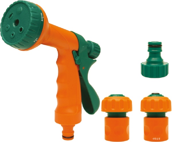 Flo-Multifunktionspistolensprinkler Mit Armaturen Und 3/4"-Anschluss 89207
