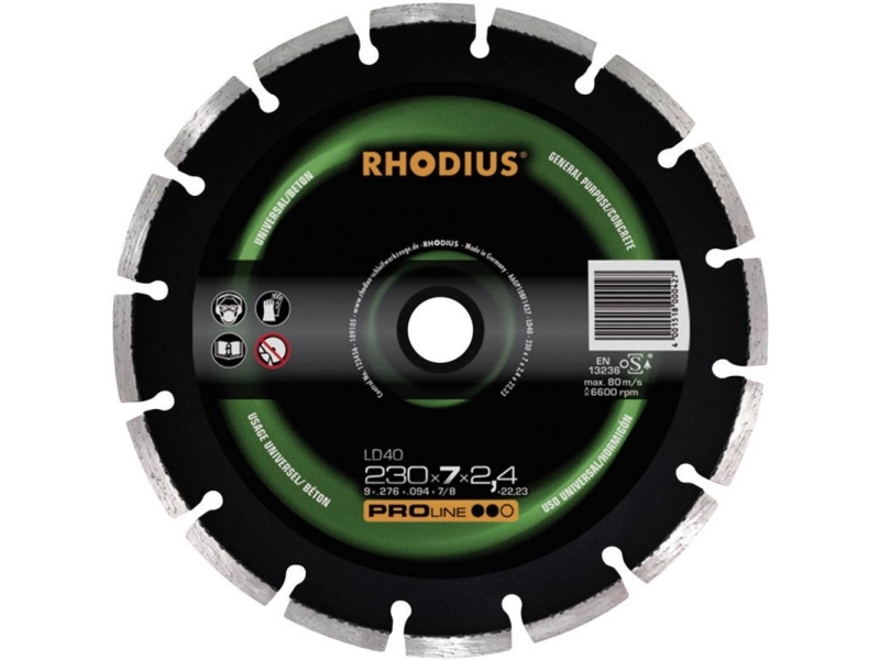 Rhodius Diamantklinge Ld40 230Mm