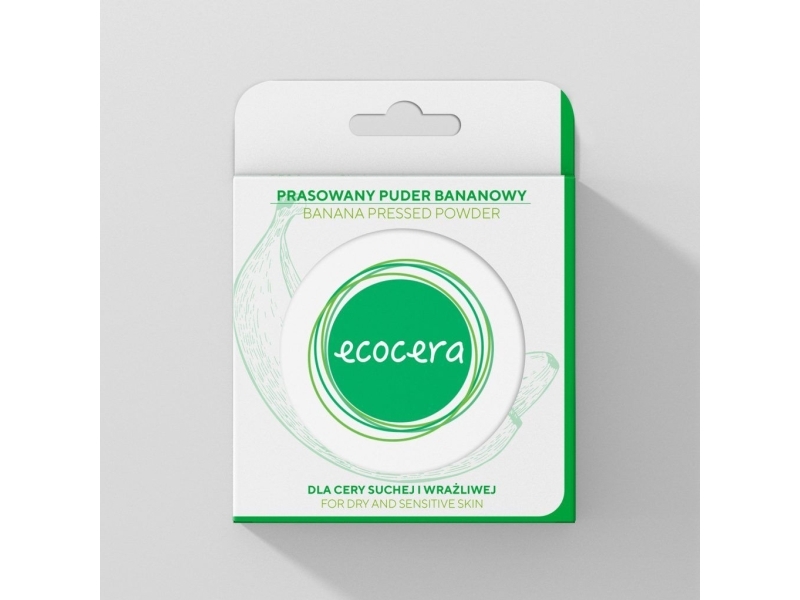 Ecocera_Banana Pressed Powder Für Trockene Und Empfindliche Haut 10G