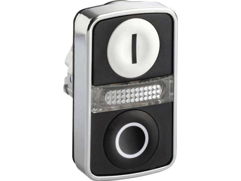 Schneider Electric Zb4, Knap, Hvid, Integral Led, Ip66, Ik06, 56 G