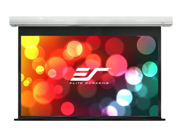 Elite Screens Saker Series - Projektorduk - takmontering, väggmontering - motoriserad - 230 V - 120 (305 cm) - 16:10 - MaxWhite FG - vit | TV, Ljud & Bild - Projektor og Projektorduk - Projektorduk | GameStuff