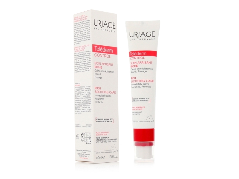 Uriage Tolederm Control Reichhaltige Beruhigende Pflegecreme 40Ml