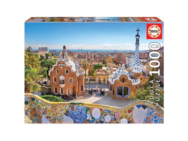 Educa 1000 Barcelona View From Park Güell | Leksaker - Spel - Pussel | GameStuff