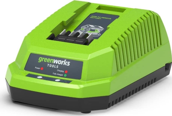 Greenworks 2932507, Batterioplader, Greenworks, Grøn, Vekselstrøm, 220 - 240 V, Lithium-Ion (Li-Ion)