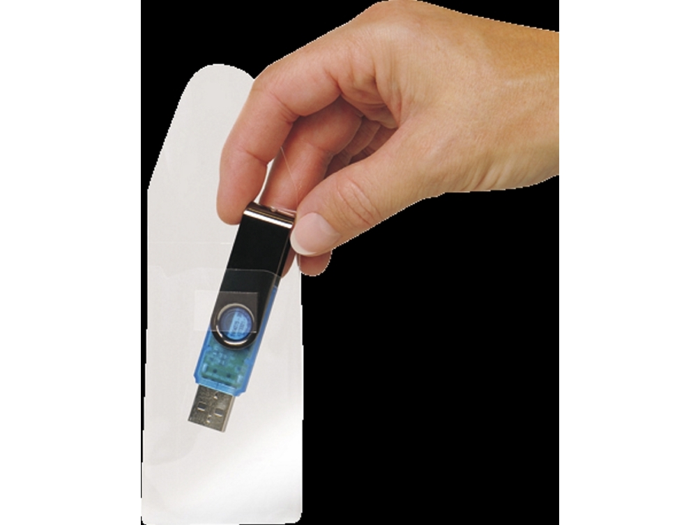 Usb Lomme 3L 52,5X90mm Klar Selvklæbende 100Stk/Pak