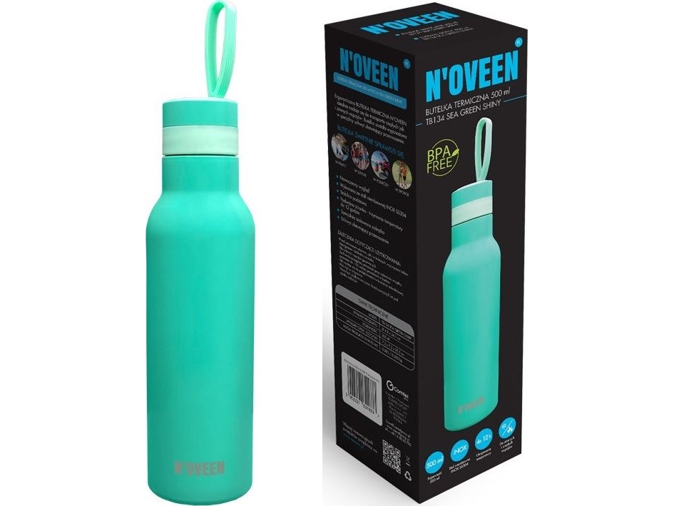 Noveen Thermoflasche Noveen Tb134 Meergrün Glänzend 500 Ml