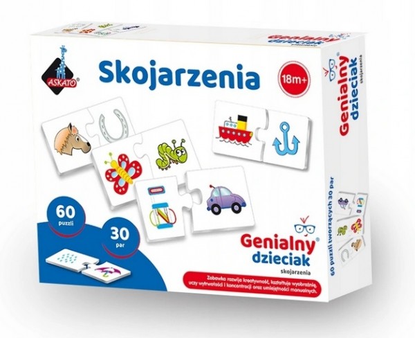 Askato Puzzle - associations | Leksaker - Spel - Pussel | GameStuff
