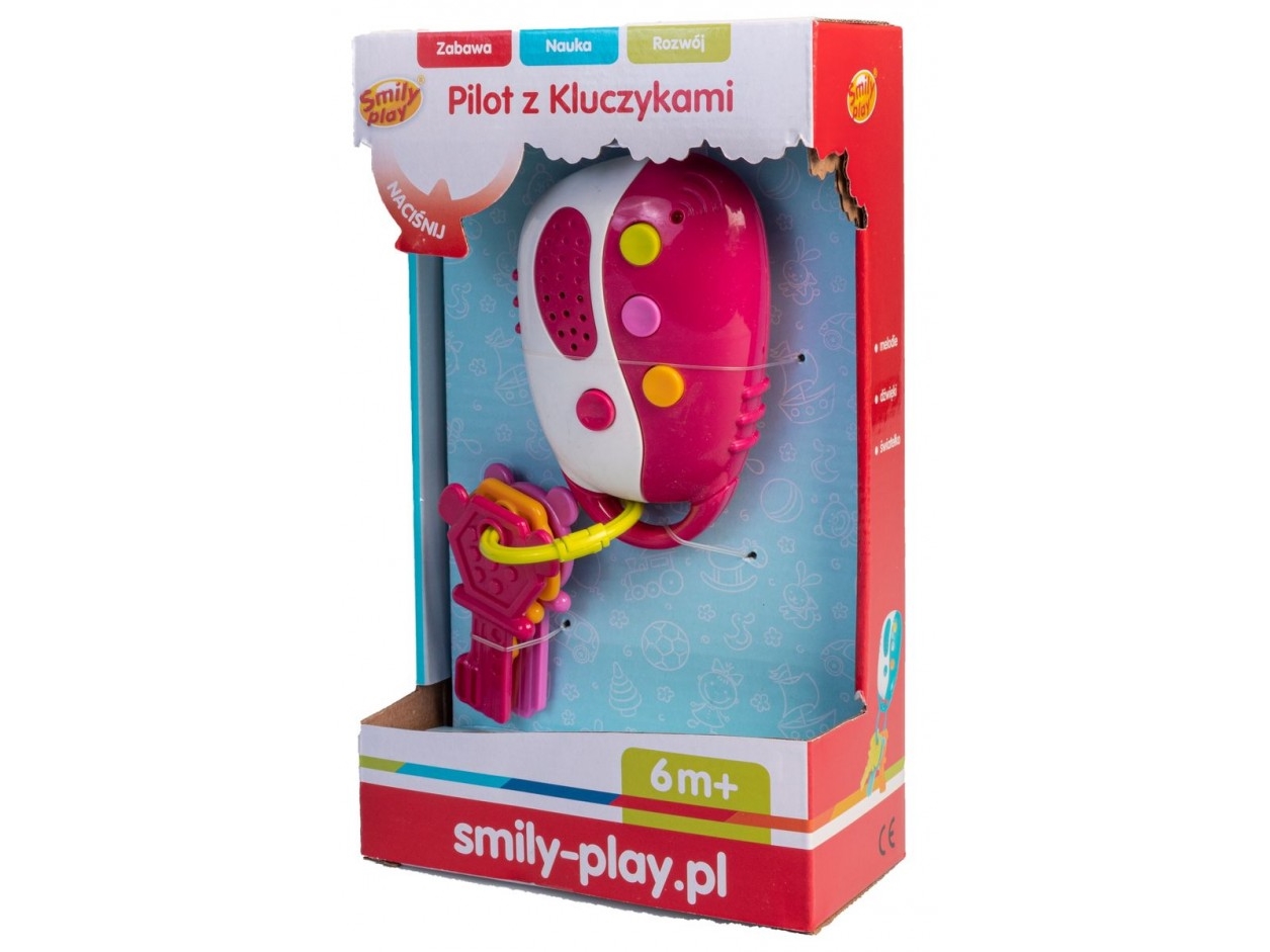 Smily Play Fjärrkontroll med nycklar Rosa (5831219) | Leksaker - Vetenskap & Upptäckt - Elektronisk och programmering | GameStuff