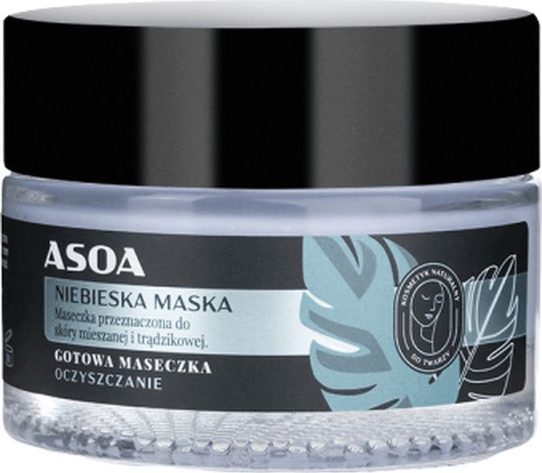Asoa Blue Mask For Combination And Acneprone Skin 50 Ml