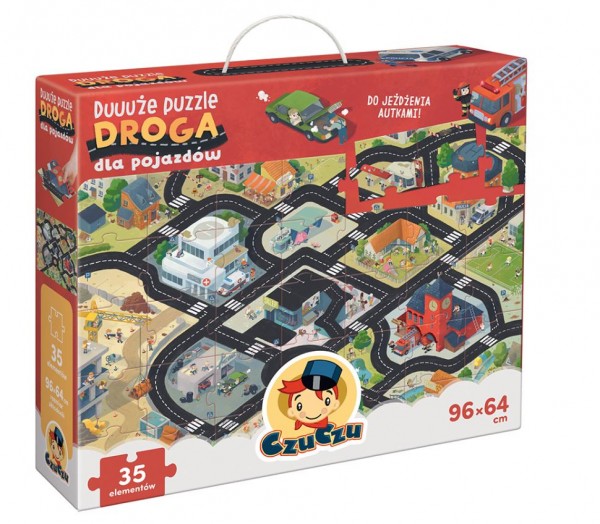 Czu Czu Großes Fahrzeug Straßenpuzzle