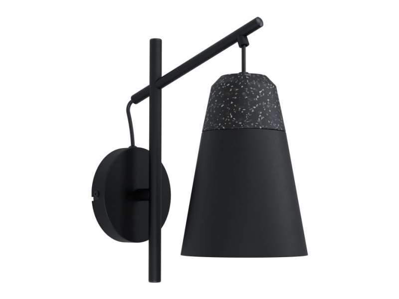 Eglo Canterras Wand E27 Ø150 Schwarz