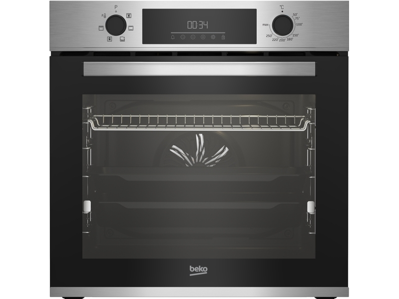 Beko BBIE123001XD, Medium, Elektrisk ugn, 72 l, 2400 W, 72 l, Ånga